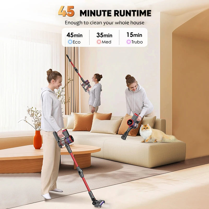 Multifunctional wireless vacuum cleaner for home car